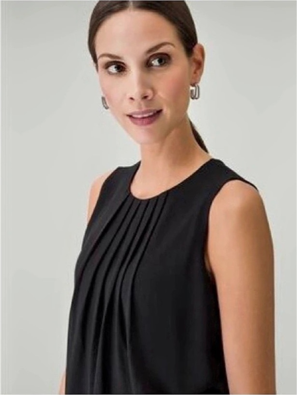 Vero Moda Pleated Black Blouse